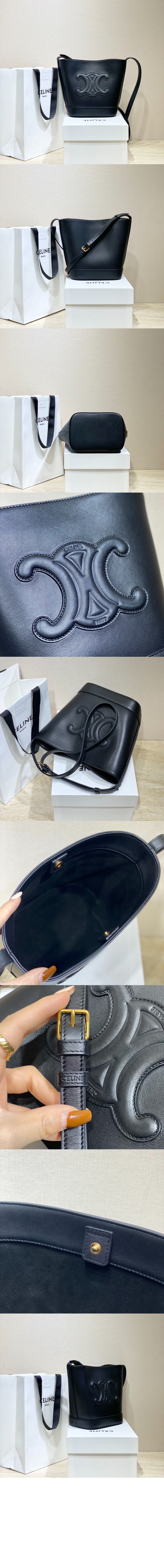 셀린느 트리오페 퀴르 버킷백 198243