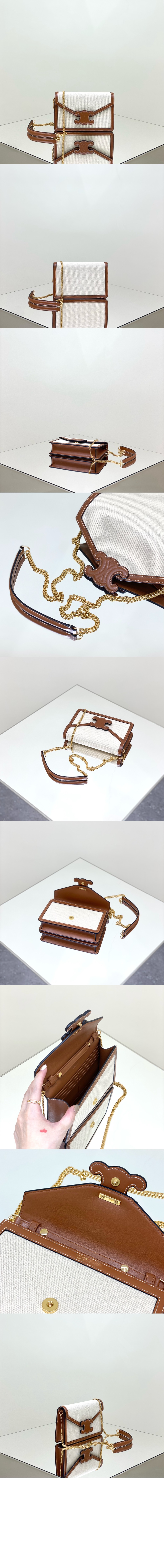 셀린느 엠보 체인 파우치 WOC 10J972