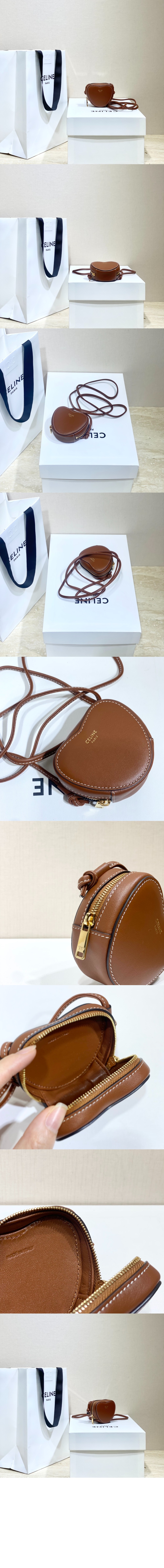 셀린느 하트 크로스백 100112