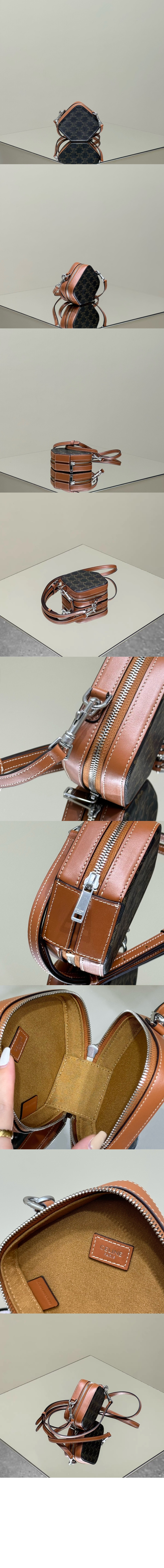 셀린느 트리오페 큐브 크로스백 111682