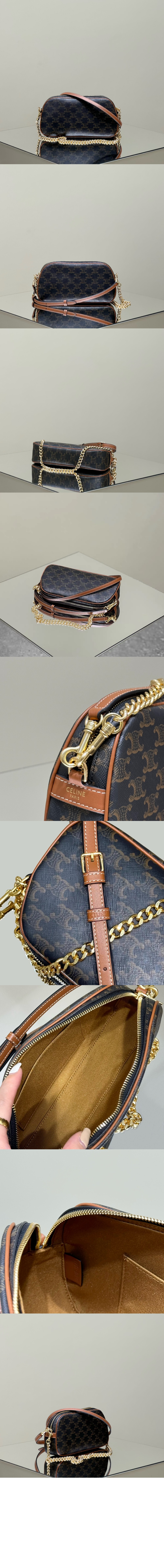 셀린느 퀴르 트리오페 하프문 케이스 114122