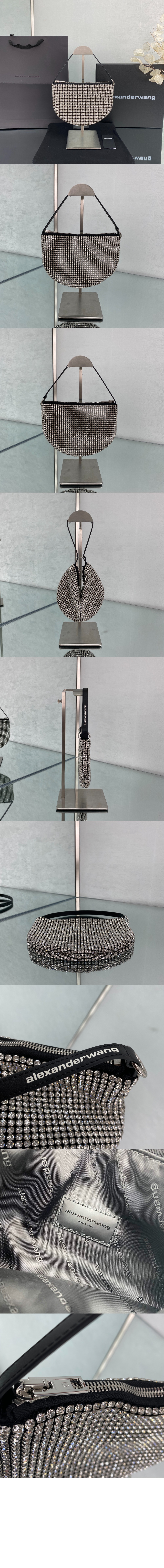 알렉산더왕 큐빅 클러치백 20C120