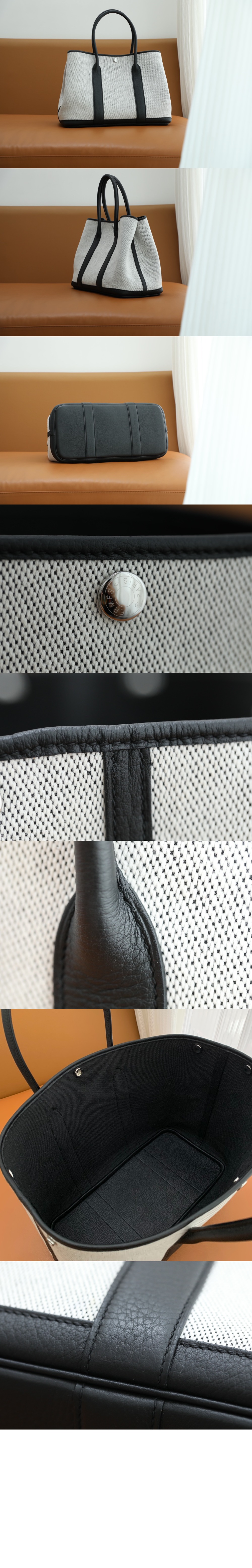 에르메스 캔버스 토트백