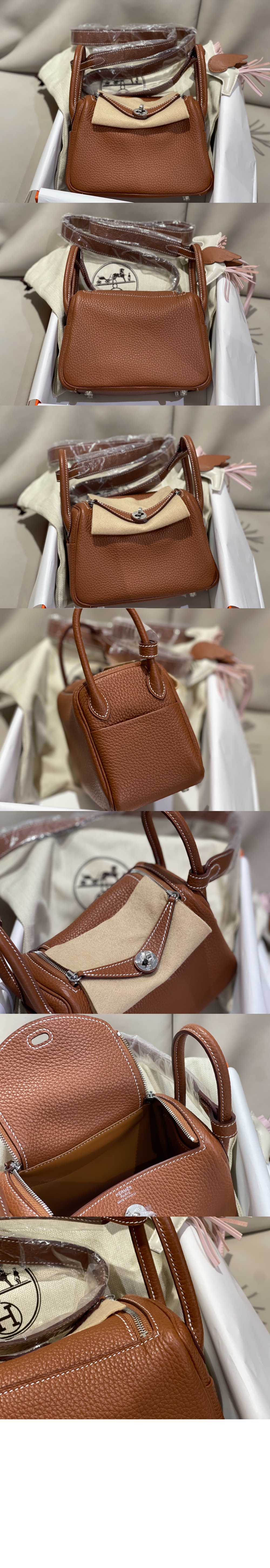 에르메스 스몰 린디 19 토트 숄더백