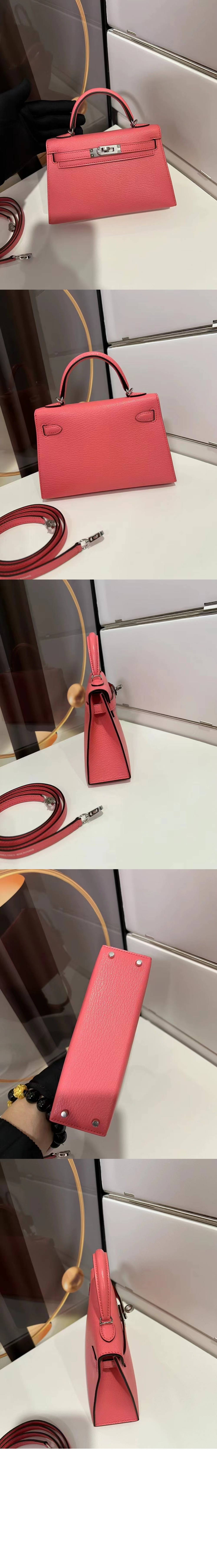 에르메스 미니 켈리백 쉐브르