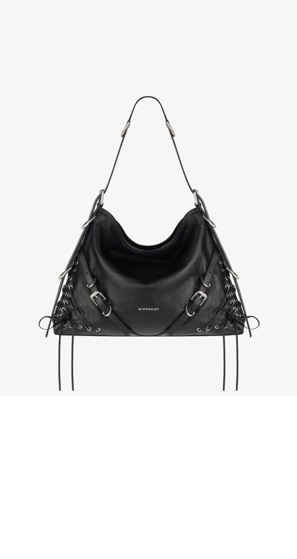 지방시 부아유 가죽 미디엄백