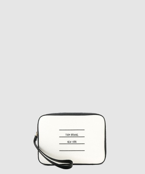 톰브라운 페이퍼 라벨 파우치 MAC067