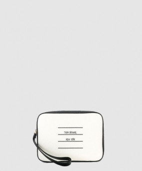 톰브라운 페이퍼 라벨 파우치 MAC067