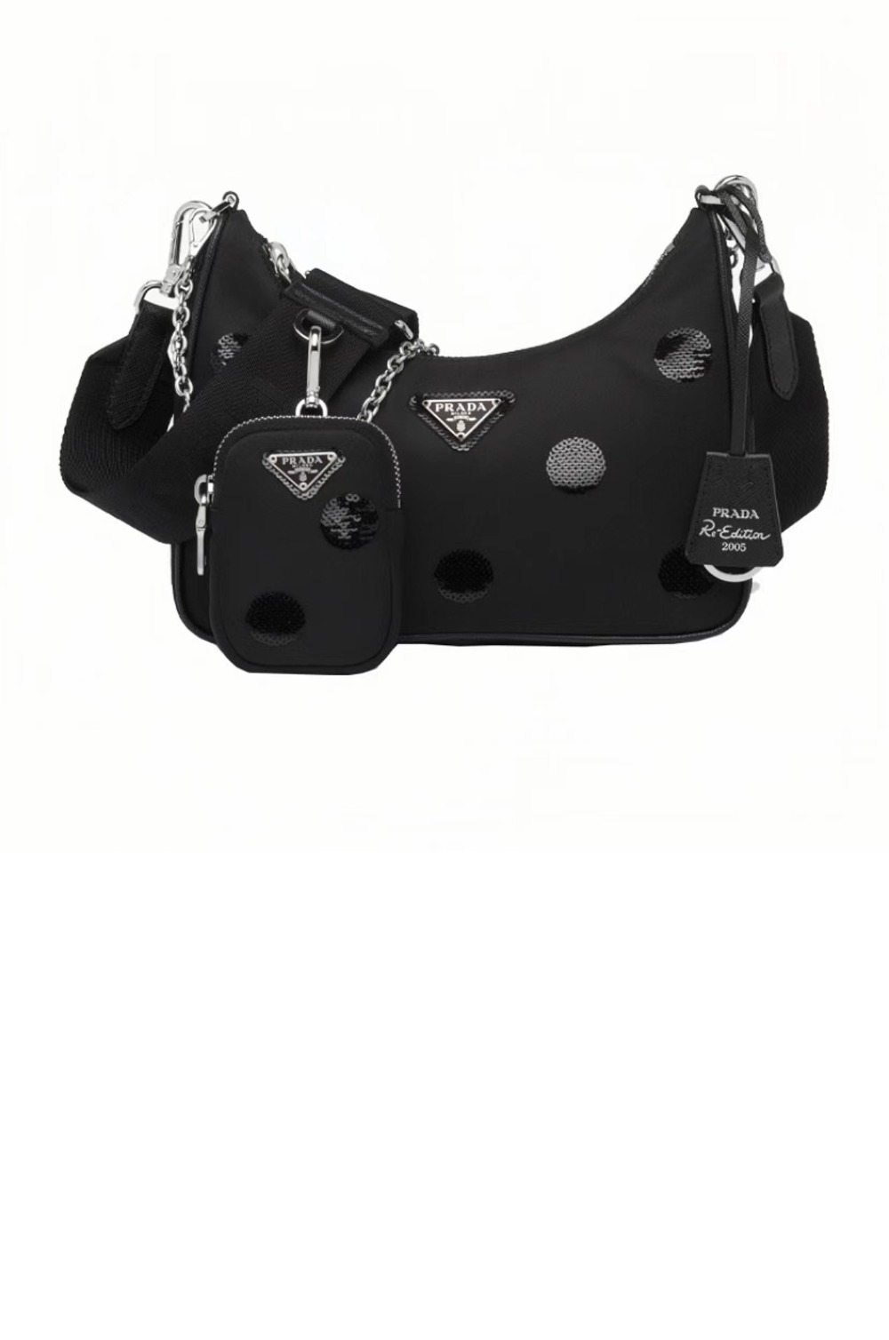 프라다 가죽 미니백 1BH204