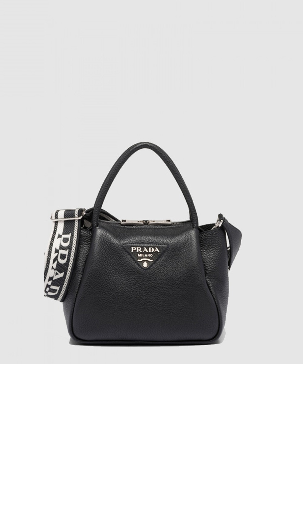 프라다 레더 핸드백 스몰 1BC145