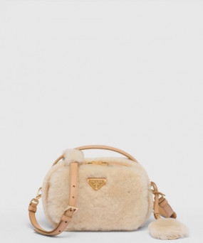 프라다 오데트 시어링 미니백 1BH208