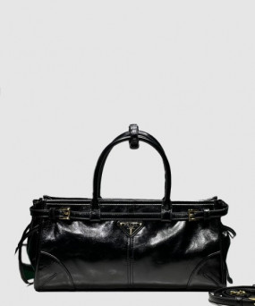 프라다 미디엄 가죽 핸드백 1BA426