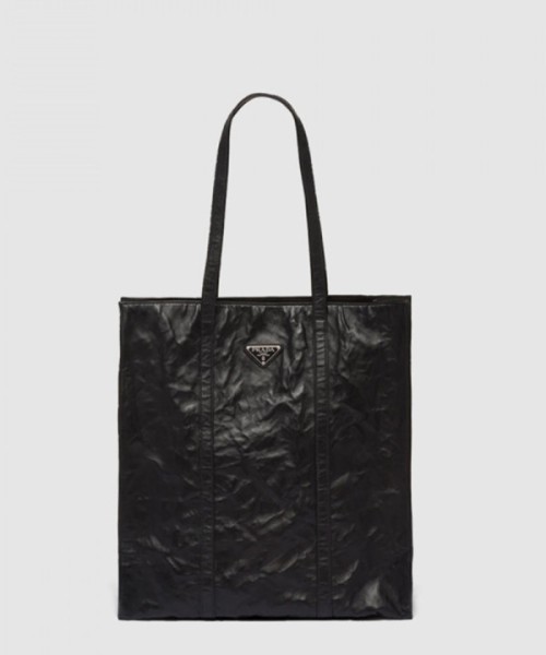 프라다 크링클 미듐 토트백 1BG587