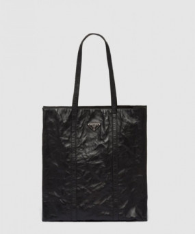 프라다 크링클 미듐 토트백 1BG587