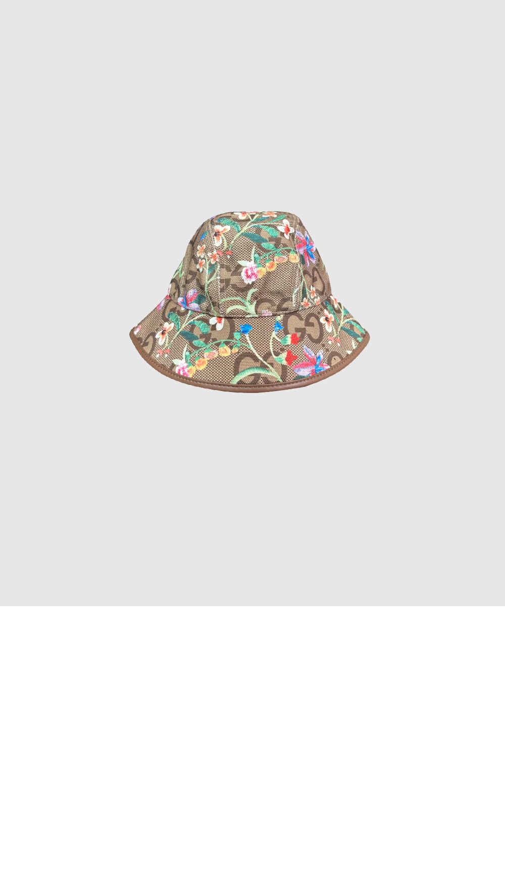 구찌 점보 GG 캔버스 버킷햇 678843