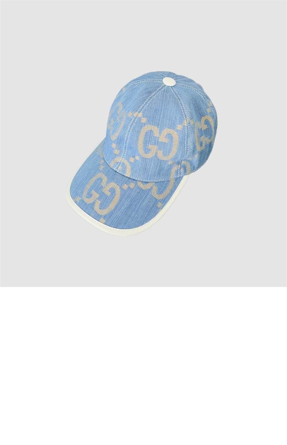 구찌 GG 데님 베이스볼 캡 656206