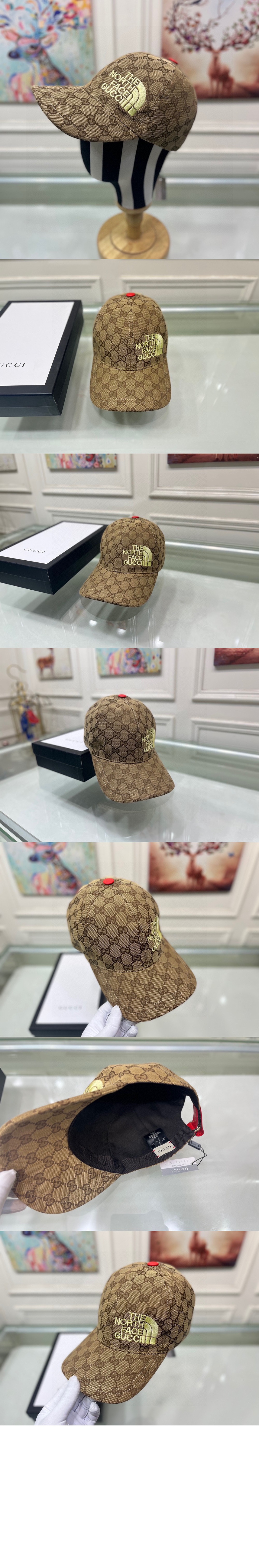 구찌 GG 캔버스 베이스볼 캡 672155