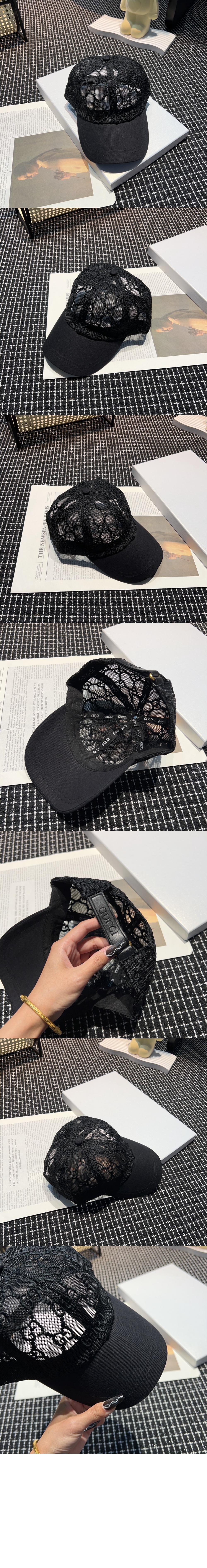 구찌 로고 메시 베이스볼 캡 579155