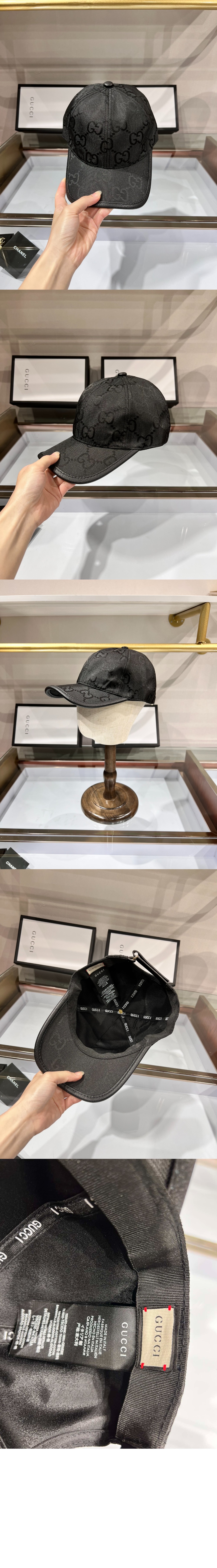 구찌 점보 캔버스 베이스볼 캡 681264