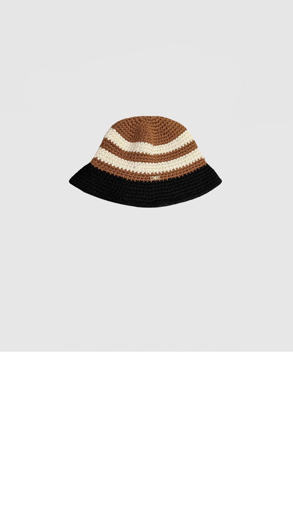 디올 니트 스트라이프 캡 4PU3B
