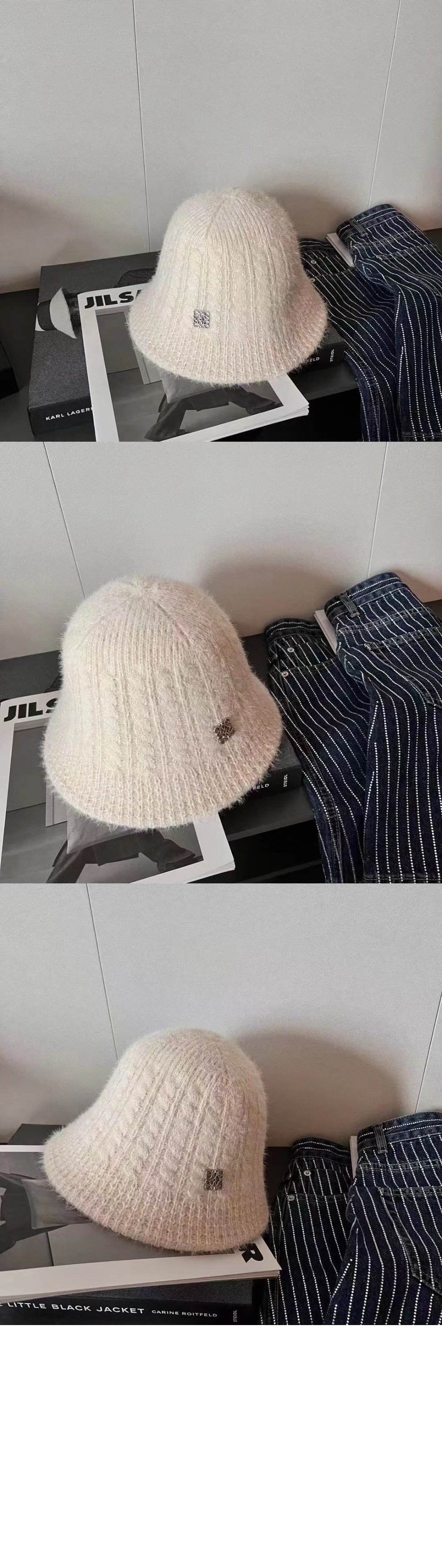 로에베 니트 벙거지