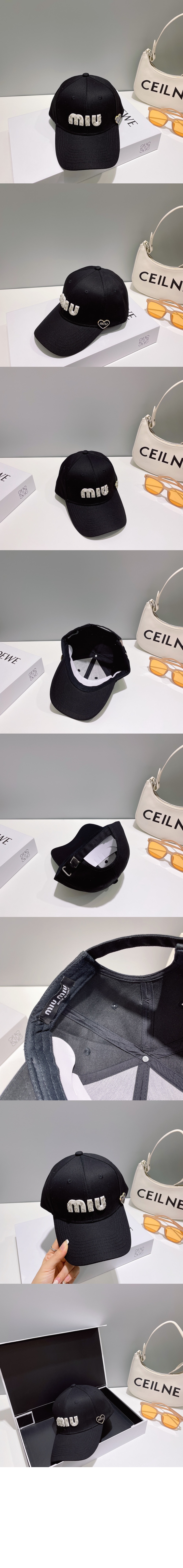 미우미우 베이스볼 캡 5HC734