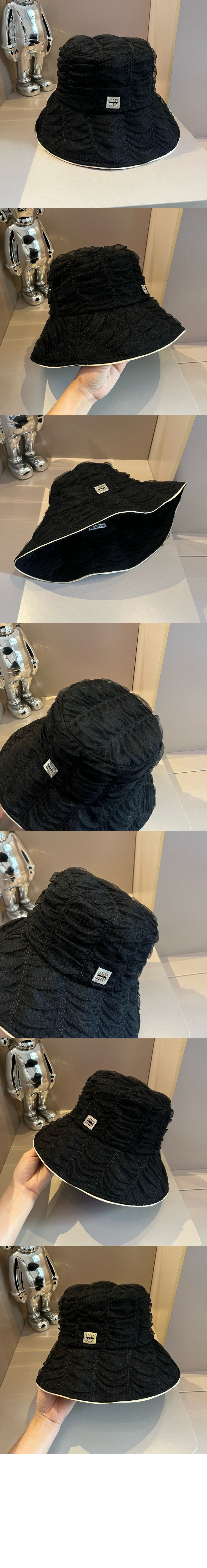 미우미우 망사 선캡 5HC387