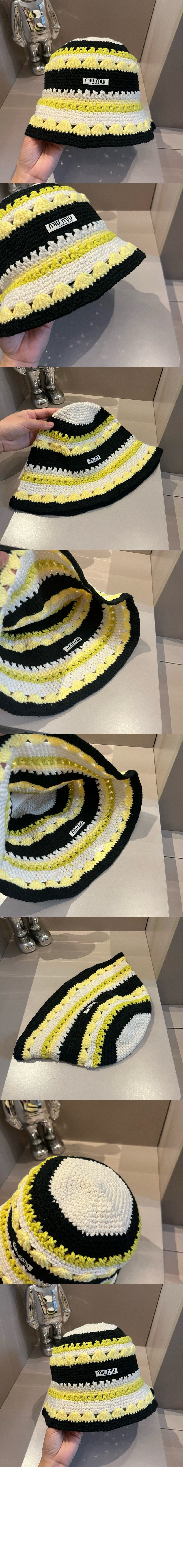 미우미우 크로셰 햇 5HC286