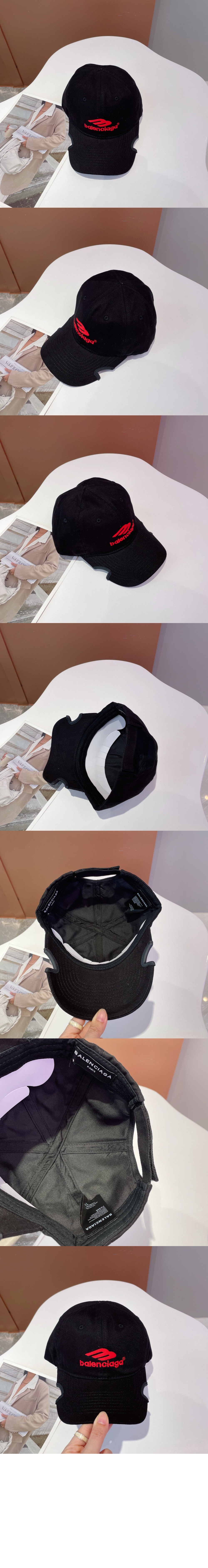 발렌시아가 로고 자수 베이스볼 캡 697749