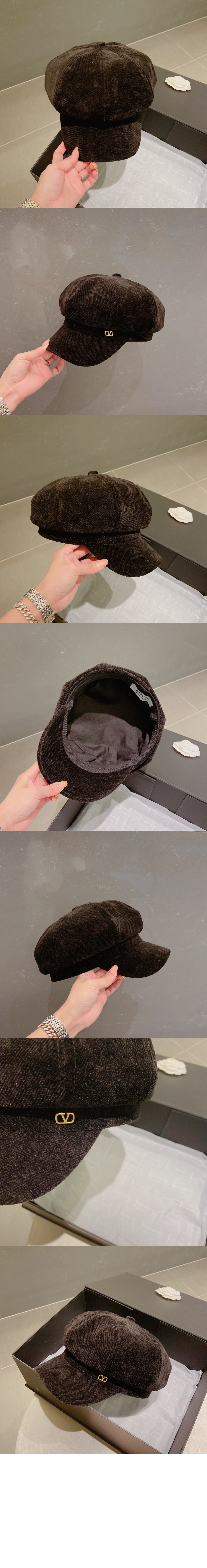 발렌티노 팔각 모자