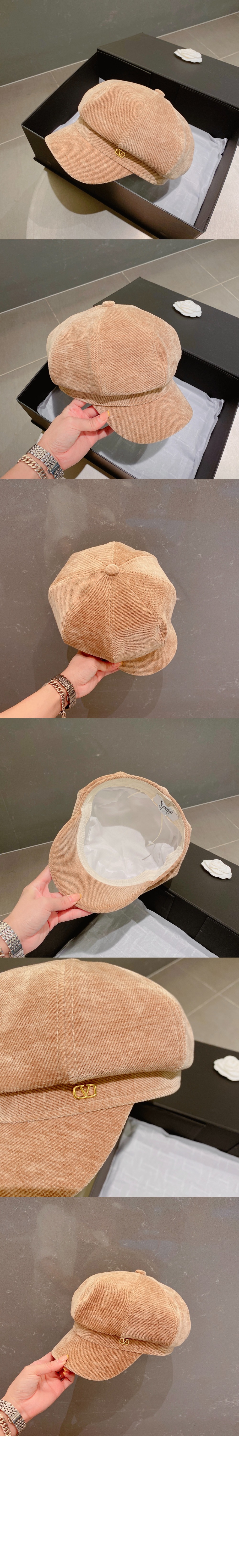 발렌티노 팔각 모자