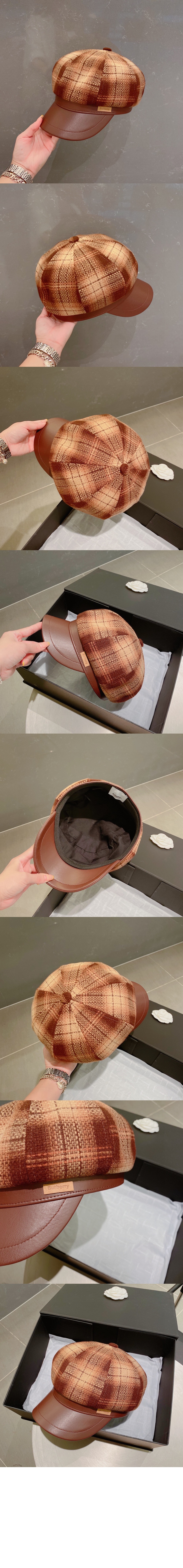 버버리 팔각 모자 8065741