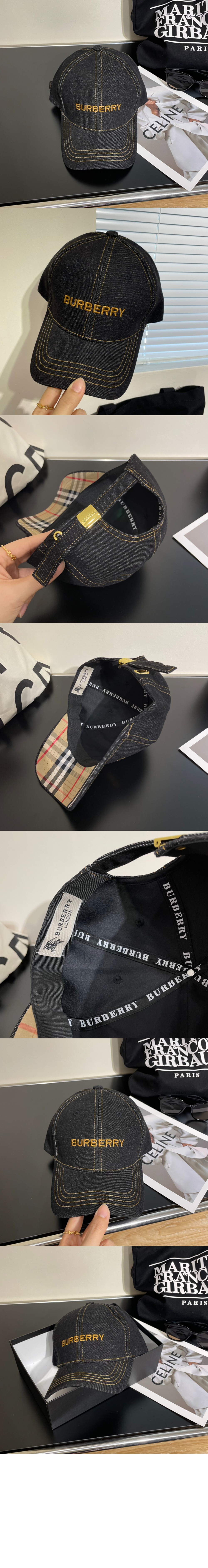 버버리 데님 베이스볼 캡 8015778