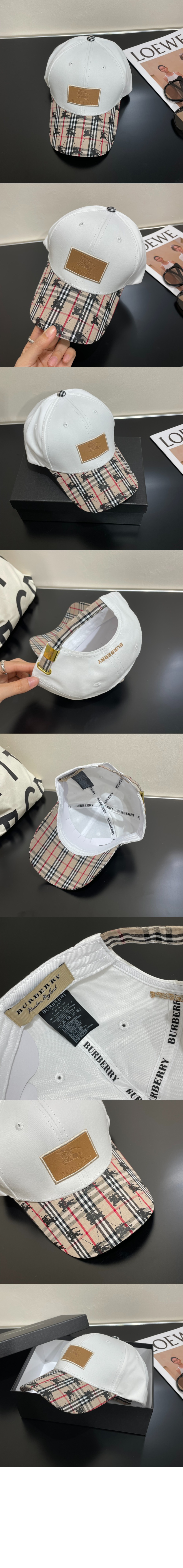 버버리 베이스볼 캡 8015355