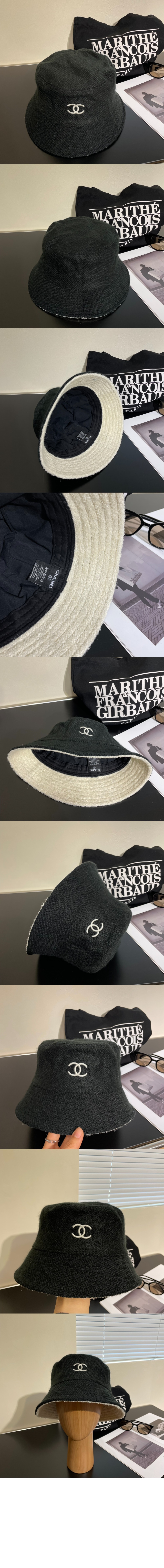 샤넬 캐시미어 버킷햇 AA8893