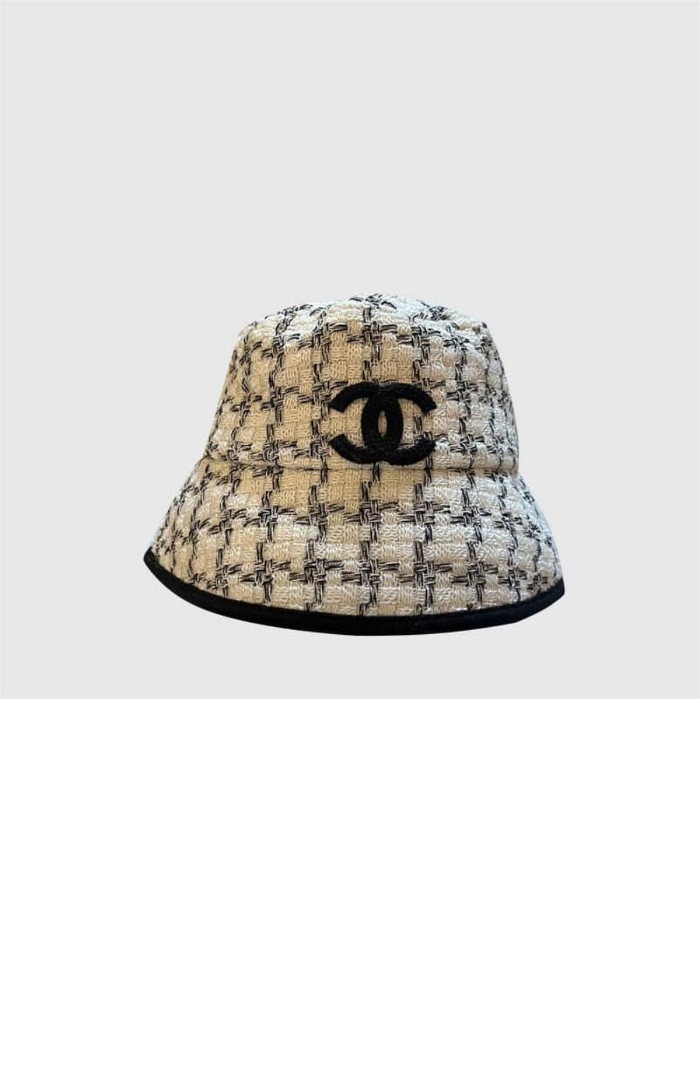 샤넬 CC 로고 버킷햇 AA8202