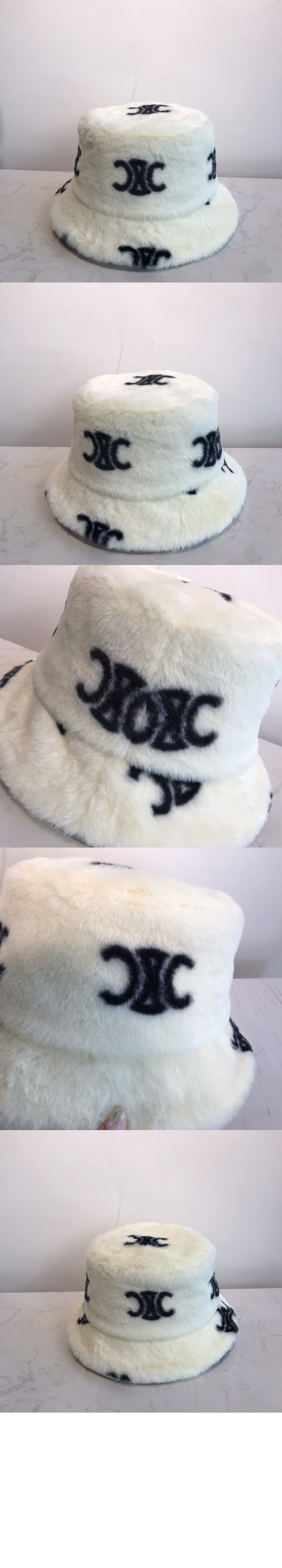 셀린느 개선문 털모자 2A6793