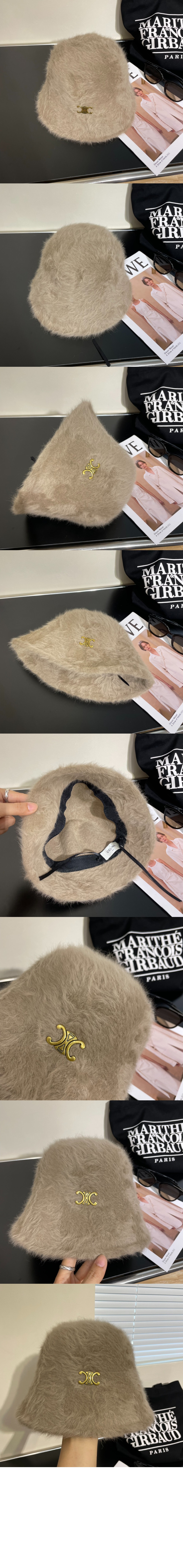 셀린느 뽀글이 벙거지 2A3752