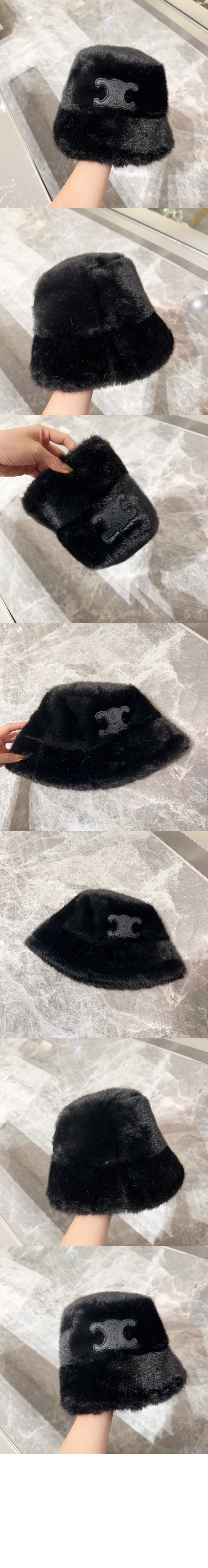 셀린느 뽀글이 벙거지 2A3753