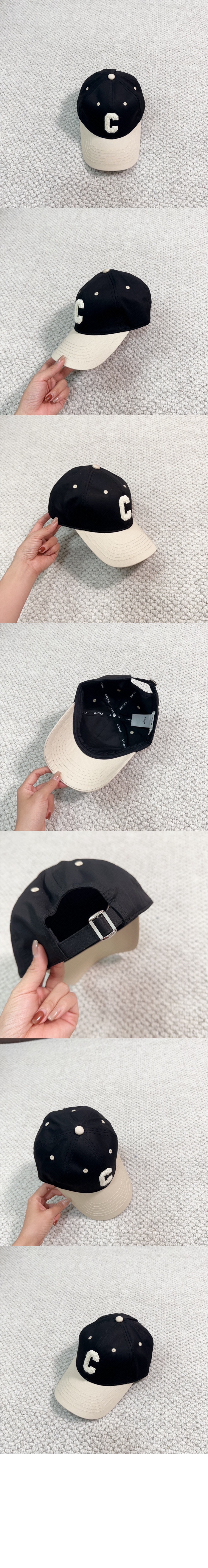 셀린느 코튼 이니셜 베이스볼 캡 2AP059