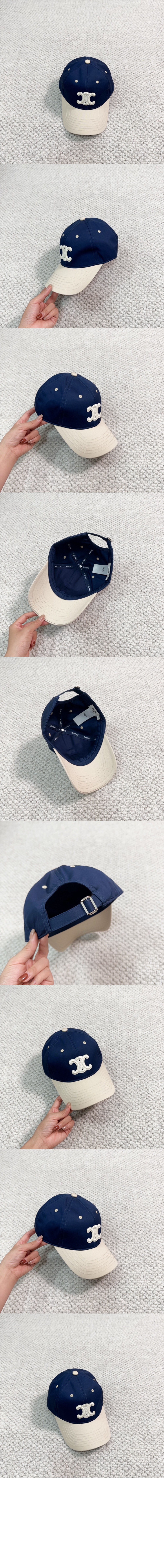 셀린느 로고 베이스볼 캡 2AUT48