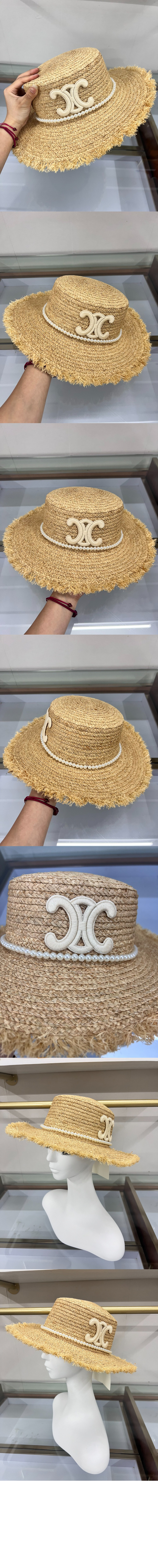 셀린느 밀짚모자 선캡 2A98B4