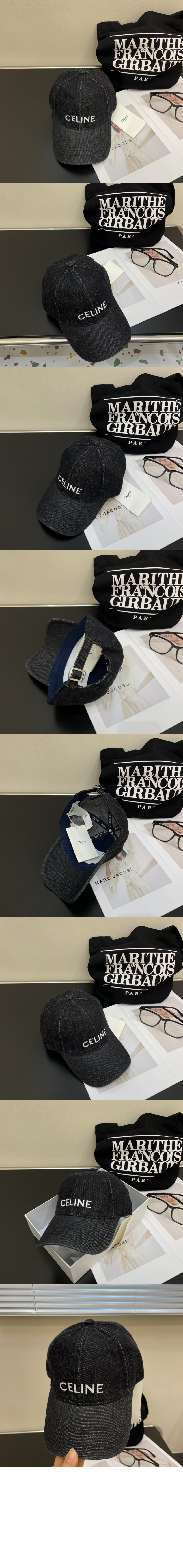 셀린느 로고 베이스볼 캡 2AUS98