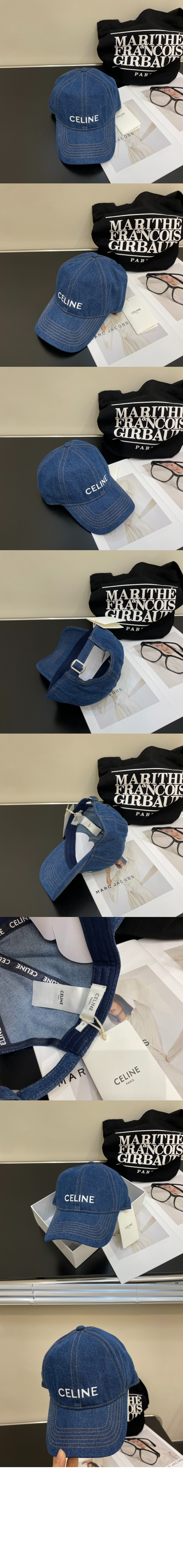 셀린느 로고 베이스볼 캡 2AUS98