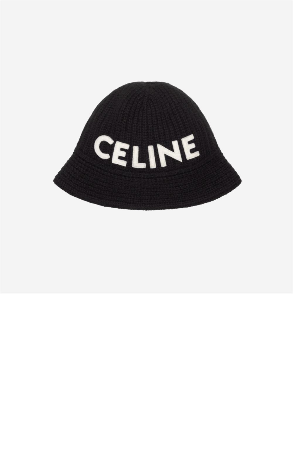 셀린느 심리스 캐시미어 버킷햇 2A47T3