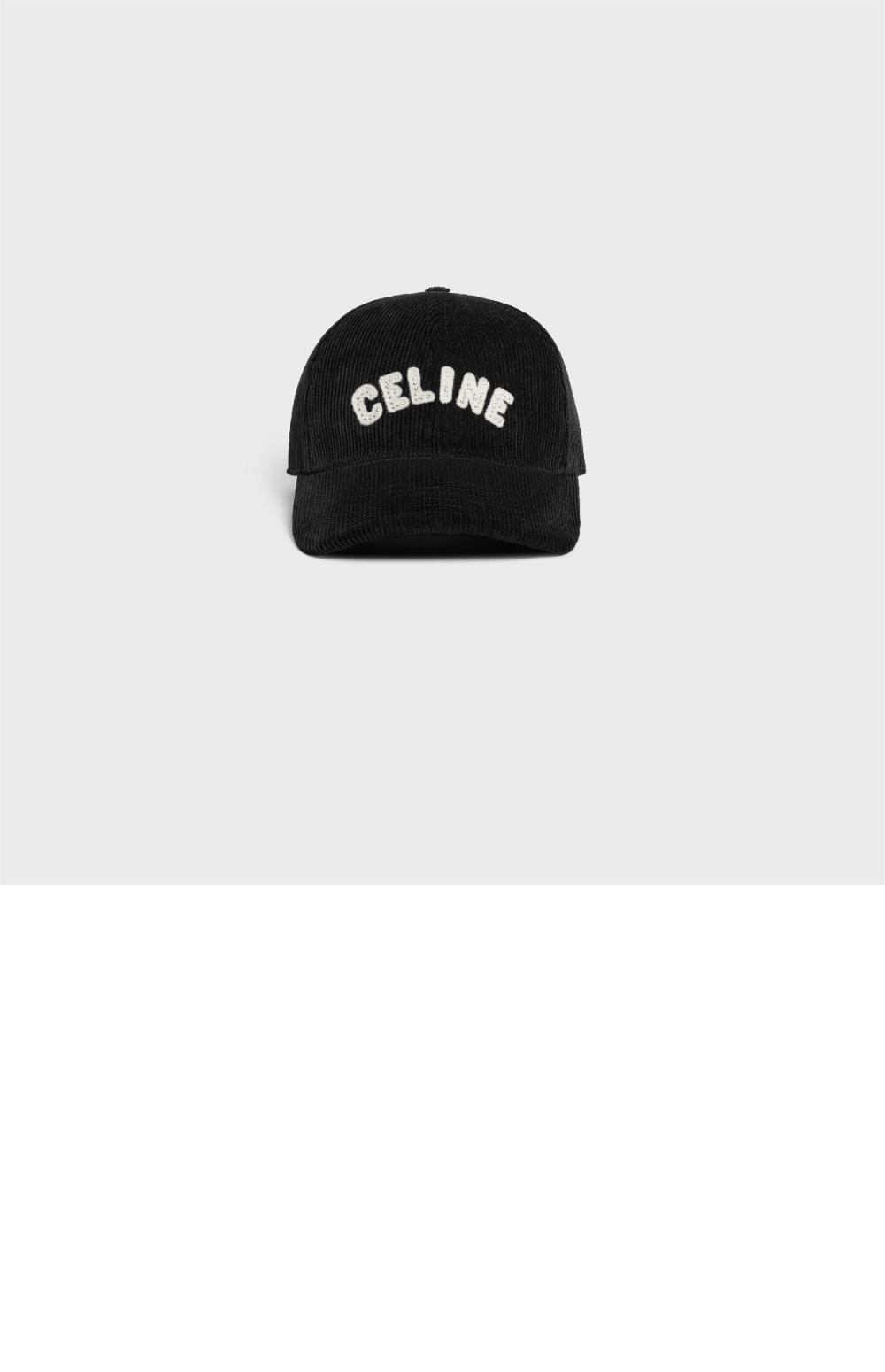 셀린느 코듀로이 베이스볼 캡 2AUX35