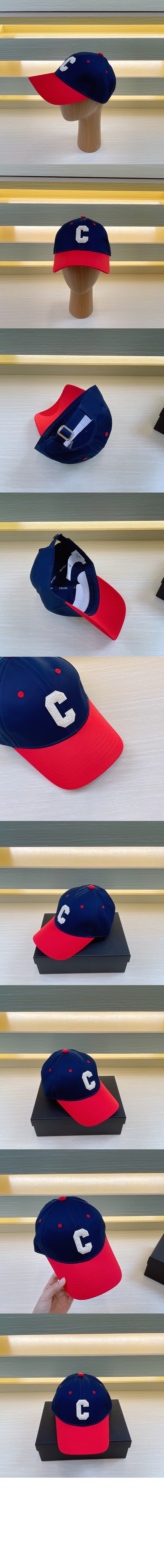 셀린느 코튼 이니셜 베이스볼 캡 2AP059