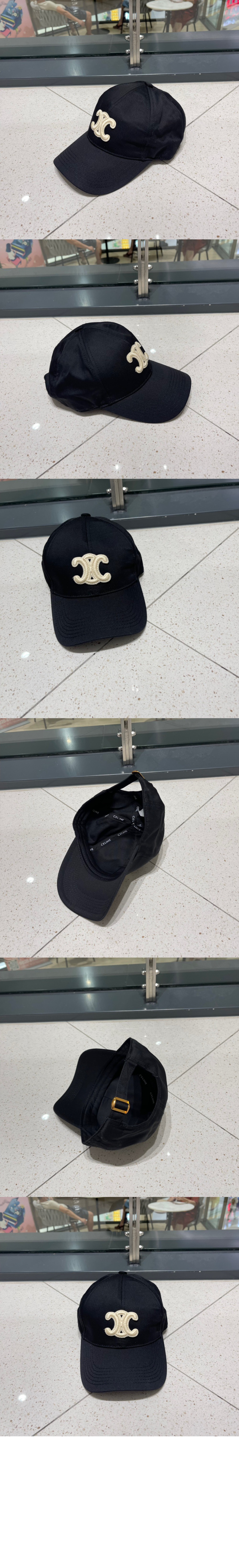 셀린느 트리오페 베이스볼 캡 2AUT69