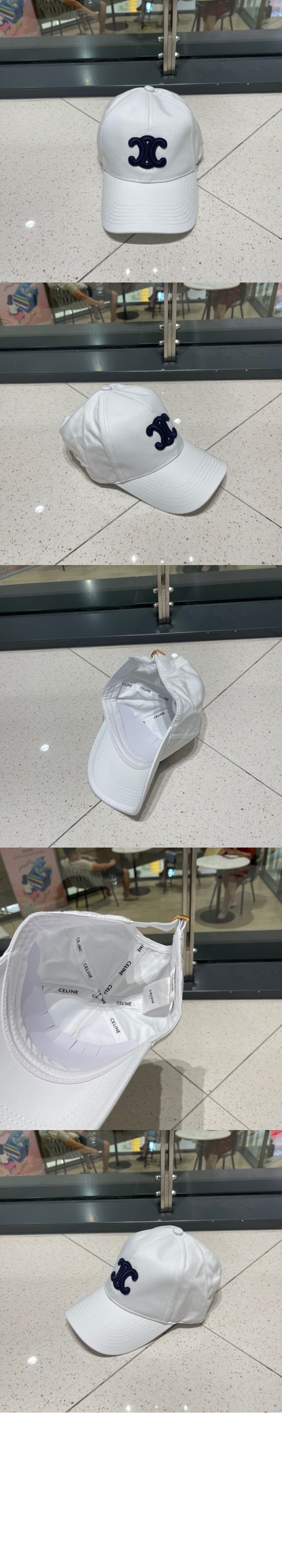 셀린느 트리오페 베이스볼 캡 2AUT69