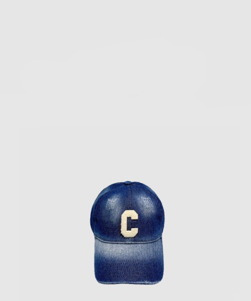 셀린느 이니셜 데님 베이스볼 캡 2AUY87
